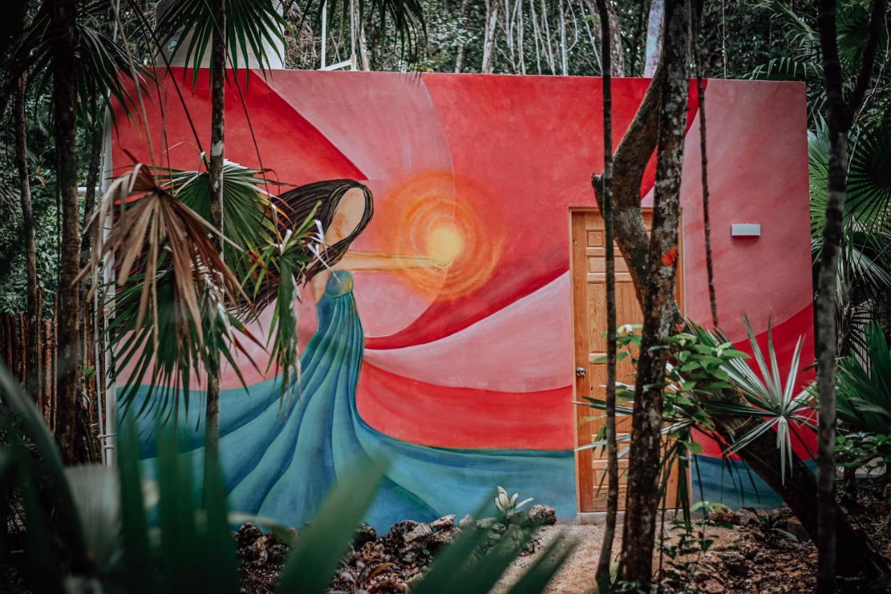 ホテル Lunita Jungle Experience プエルト・モレロス エクステリア 写真